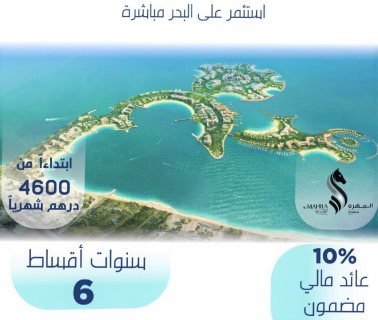شقق فندقيه للبيع بعائد استثماري 10% مضمون بجزيره المرجان 1