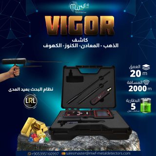الجهاز  VIGOR المتقدم المصمم لاكتشاف الذهب والكنوز المخفية ابدأ رحلة الثراء 1