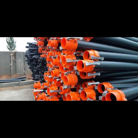 إنتاج وبيع مواد البولي ايثيلين للتصدير. PE100 أسود.أزرق.أصفر 5