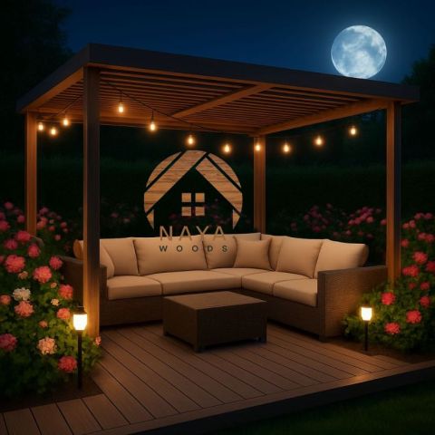 بديل الخشب WPC الخشب الصناعي / شركة الحقول البيضاء للصناعات الخشب 5
