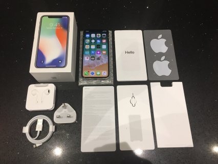 Apple iPhone X with FaceTime 256GB 4G LTE Silver & iWatch 3 3